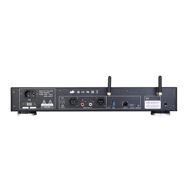 HIFI High-end Streaming Network Streamer DSD 512 Network Home Audio Player With Gigabit Ethernet Dual Band Wifi BT