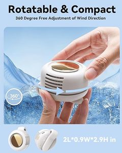 <span class=keywords><strong>Ventilateur</strong></span> Électrique Portable Mini Sans Pales Coloré à Trois Vitesses, Alimenté par Batterie, Rotatif à 360°, à Clipser pour l'Extérieur, Idéal pour l'Été - Vente en Gros - Product Image 2