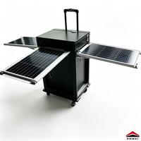 Gabinete de Vigilancia con Cámara Solar Portátil de Estructura Razonable, con Mástil de 2 Metros para Monitoreo de Exposiciones