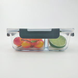 Borosilicato hermético de la caja de almuerzo de <span class=keywords><strong>llevar</strong></span> contenedor de almacenamiento de alimentos con tapa de PP <span class=keywords><strong>para</strong></span> la Oficina - Product Image 3