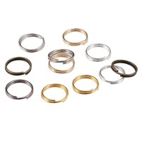 Anneaux fendus en fer plaqué argent 1*13mm pour la fabrication de bijoux DIY (colliers, bracelets) – Marque HONGXINXING, emballés en boîte