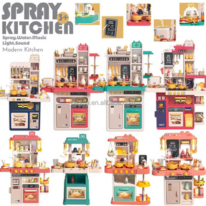 Juego de Juguetes de Cocina de Simulación para Niños con Función de Salida de Agua, Luz y Sonido, Mesa de Cocina de Juguete - Product Image 5