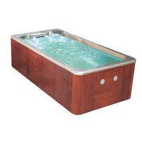 Sunrans Import USA Acrylique Balboa Piscine extérieure moderne autoportante Spa avec combo massage et évacuation réversible