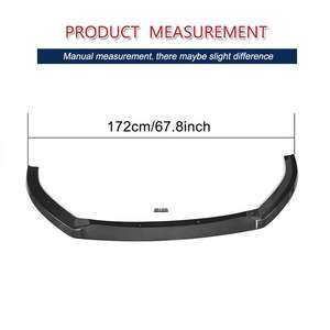 Auto di fabbrica <span class=keywords><strong>A3</strong></span> S3 in fibra di carbonio labbro anteriore per <span class=keywords><strong>Audi</strong></span> S3 <span class=keywords><strong>A3</strong></span> 8v.5 Sline berlina 2017 2018 2019 <span class=keywords><strong>2020</strong></span> paraurti anteriore slipitter Kit corpo Splitter - Product Image 2