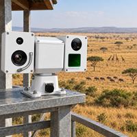 Caméra longue portée pour la surveillance de la faune, système de patrouille nocturne pour la lutte contre le braconnage mobile
