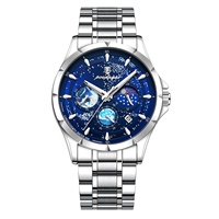 Reloj de Pulsera POEDAGAR 916 de Moda para Hombre, Relojes de Cuarzo de Lujo, Marca Personalizada, Deportivos, Resistentes al Agua, Multifunción, Luminosos