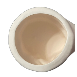 Listo <span class=keywords><strong>para</strong></span> pintar Ceramic Bisque Santa Cup - Product Image 3
