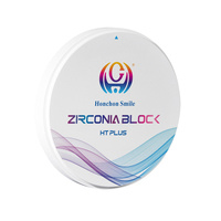 Disque en zircone blanche HT Plus 1350MPa 40% de translucidité pour laboratoire dentaire, logo personnalisable, blocs de fraisage CAD CAM