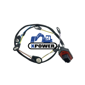 New Certified XPower C13 Crawler Excavator E345C/E345D/E349D 418-7614/4187614 Wiring <b>Harness</b> <b>Black</b> 6-Month Warranty - Product Image 2