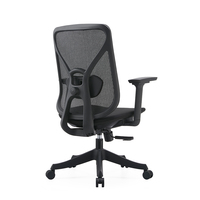 Chaise de bureau ergonomique en maille pour personnel, chaise de réception de bureau économique