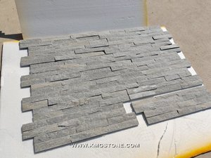 Phong Cách Châu Âu Màu Xanh Lá Cây Thạch Anh Bảng Điều Chỉnh Bên Ngoài Tự Nhiên Axit Đá Tường Ốp Xói Mòn Kháng Gạch Thân Thiện Với Môi Bền - Product Image 2