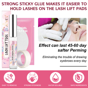 ALIVER Kit de rehaussement de cils à la kératine en gros pour usage professionnel en salon, tampons de permanente pour cils, outil, colle pour <span class=keywords><strong>faux</strong></span> cils, <span class=keywords><strong>prix</strong></span> distributeur - Product Image 3