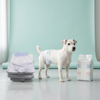 Couches jetables pour chiens à séchage rapide et ajustement confortable avec matériau super absorbant pour l'apprentissage de la propreté, usage quotidien et en voyage, pour animaux mâles et femelles