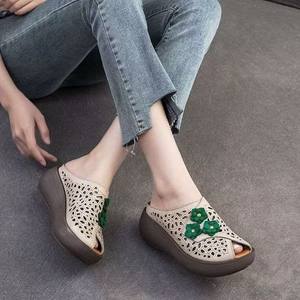 Chanclas de Mujer de 5 Centímetros con Parte Superior de PU y Suela de Goma, Ligeras y Modernas para Verano, Primavera y Otoño - Product Image 5