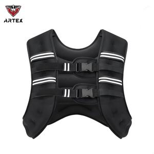 Chaleco con Peso de 12 lb/16 lb/20 lb/30 lb para Hombres y Mujeres con Franja Reflectante, Chalecos con Peso Ajustables para Entrenamiento de Fuerza y Correr - Product Image 1