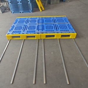 <span class=keywords><strong>Pallet</strong></span> in Plastica Rinforzato per Magazzino 2000mmX1200mmX150mm con 6 Binari e Piano Aperto per Movimentazione Merci - Product Image 3