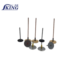 IKING – Chevilles isolantes à tête coupée soudables pour conduits d'air CVC