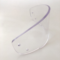 Plaque en polycarbonate transparent, traitement, gravure, pliage à chaud, moulage par thermoformage, taille personnalisée 0,5-3,0 mm, modèle BY-012