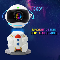 Projecteur d'étoiles LED à 7 couleurs changeantes, avec télécommande, activation sonore et application, intensité réglable, veilleuse pour bébé