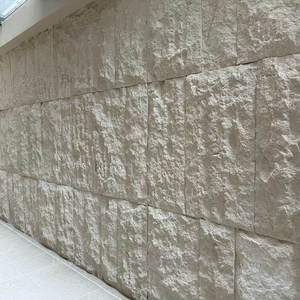 แผ่นหินธรรมชาติสำหรับตกแต่งผนังภายนอกแผ่นกระเบื้องหินปูนแบบแยกใหม่สำหรับอาคาร - Product Image 1