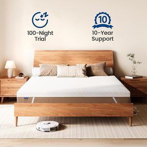 Certifié OEKO-TEX CertiPUR-US lit simple surmatelas housse lavable mousse de bambou qualité hospitalière tapis de lit Mahjong forme de tapis - Product Image 3