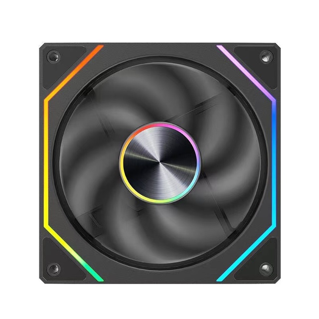LY Factory OEM 120mm ARGB Plastic CPU Cooler with PWM Connector & Silent ARGB Gaming Case Fa