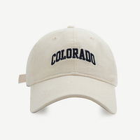 Casquette de baseball personnalisée de haute qualité à 5 panneaux en coton de style cadre avec logo brodé en relief 3D