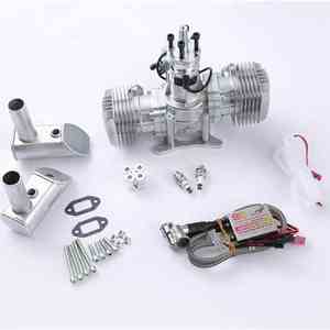 Moteur à essence RCGF STINGER 70CC TWIN 2 temps à soupapes à piston, compatible avec les moteurs 2210, 2308, 2310, 2408 pour avions FPV RC à voilure fixe - Product Image 2
