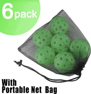 어두운 고품질 한 조각 디자인 PE TPU LDPE 물자에 있는 놀 40 의 구멍 찬성되는 옥외 Pickleball 공 USAPA