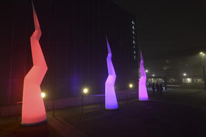 Boulon d'<span class=keywords><strong>éclair</strong></span> gonflable coloré pour <span class=keywords><strong>entrée</strong></span>, sculpture flash d'air, pour décoration d'<span class=keywords><strong>entrée</strong></span> - Product Image 4