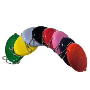 Logo personalizzato Mini donna portafoglio monete in <span class=keywords><strong>Pvc</strong></span> in Silicone gomma calda portamonete portachiavi Premium portamonete - Product Image 3