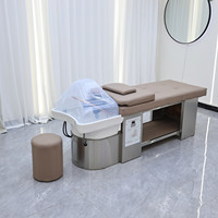 Lit de spa capillaire japonais en céramique pour salon de coiffure, vente en gros, table de lavage de cheveux, lit de spa capillaire, lit de shampooing