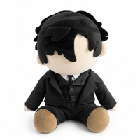 Peluche personnalisée de personnage d'anime avec tenue amovible, jouet en peluche OEM ODM pour collection, cadeau, vente en gros, commande en gros