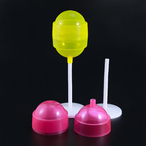 Capsules en gros pour jouets d'enfants, capsules vides en plastique PP bon marché, jouets en forme de sucette 13*17CM, capsules Gashapon vides en plastique - Product Image 1