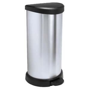 Poubelle (40Lt) DECO BIN Silver K181125KD88KK - Product Image 1