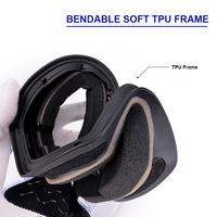 Personnalisation rapide en usine des lunettes de ski avec logo, lunettes de sport de neige, lunettes de snowboard personnalisées