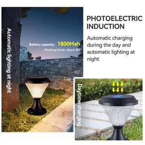 Ingdian โคมไฟ LED 10W สำหรับตกแต่งสวนพลังงานแสงอาทิตย์, โคมไฟสนามพลังงานแสงอาทิตย์ - Product Image 3