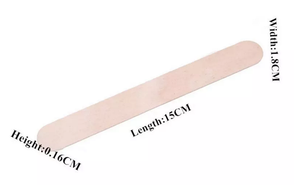 ไม้พายไม้ขายส่งอุปกรณ์แว็กซ์กำจัดขน15ซม. แท่งไม้ - Product Image 2