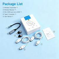 Émetteur et récepteur HDMI sans fil 50M, décodeur 4K, sortie 1080P, prolongateur HDMI sans fil pour caméra, PC vers TV, projecteur, moniteur