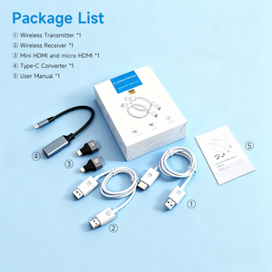 50M HDMI Không Dây Transmitter Và Receiver 4K Giải Mã 1080P Đầu Ra HDMI Không Dây Extender Cho Máy Ảnh <span class=keywords><strong>PC</strong></span> Để TV Màn Hình Máy Chiếu - Product Image 2