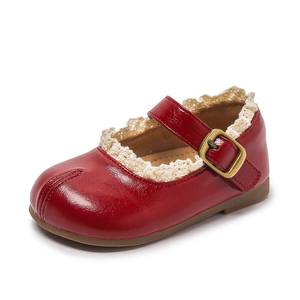 Nuove Scarpe in Pelle per Bambina Primavera-Autunno 2025, per Bambini 1-2 Anni, Stile Principessa, Antiscivolo con Suola Morbida - Product Image 5