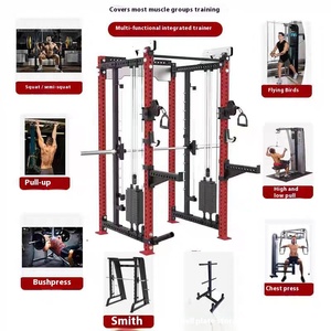 <span class=keywords><strong>Jaula</strong></span> de Sentadillas de Grado Comercial, Soporte Multifuncional <span class=keywords><strong>para</strong></span> Press de Banca <span class=keywords><strong>para</strong></span> Levantamiento de Pesas y <span class=keywords><strong>CrossFit</strong></span> - Product Image 6