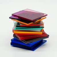 Plaques en acrylique coulé 100% vierge, couleur personnalisée, transparentes, 2mm-8mm, 1220x2440mm, service de découpe
