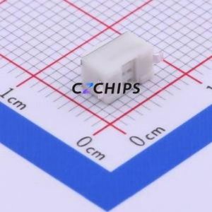 1TS002B-2600-5000-CT Tactile Switch SMD,6x3.5mm Switch Single Pole Single Throw Rectangle Button 2.6N Vertical Mount - Product Image 2