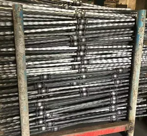 OUYA Porte et clôture de jardin Piquets décoratifs en acier forgé martelé en fer forgé - Product Image 1