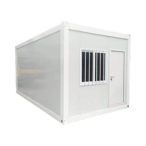 Casa Contenedor Moderna Rectangular Prefabricada Modular con Paredes de Vidrio y Balcón para Uso Residencial - Product Image 5