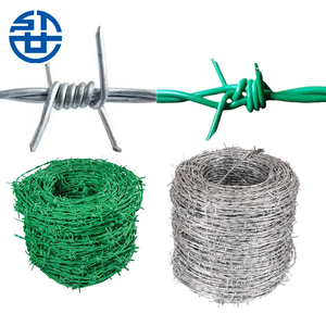 Mạ kẽm nhúng nóng dây thép gai lớp phủ nhựa dây thép gai lưới hàng rào hàng rào động vật - Product Image 1