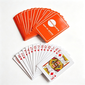 Cartas de Póker Personalizadas de Lujo con Logotipo, 100% Personalizadas, de PVC Impermeable, Plástico y Papel, para Arabia Saudita, Kuwait y Catar - Product Image 3