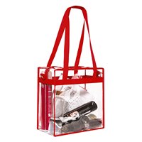 Sac bandoulière transparent approuvé pour les stades, sac messager transparent avec sangle réglable pour le travail, les concerts et les événements sportifs