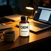 Capsules de mélatonine personnalisées OEM, complément alimentaire pour favoriser le sommeil